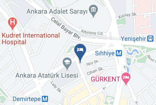 Cankaya - Hotel Abro Sezenler Maps