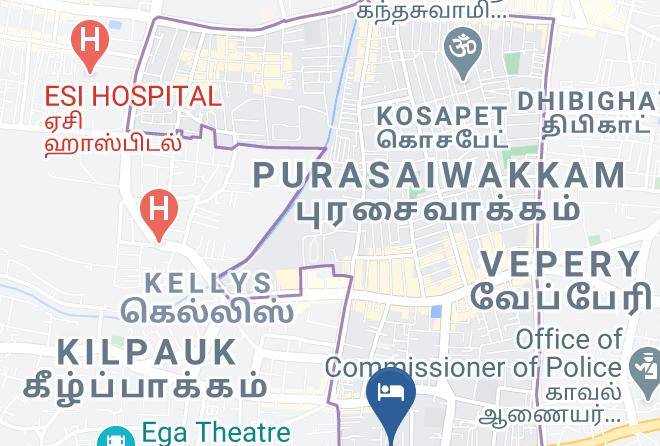 Chennai - Abu Sarovar Portico Maps