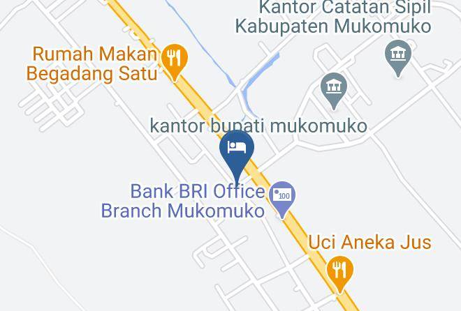 Mukomuko Regency - Hotel Abyan Mukomuko Maps