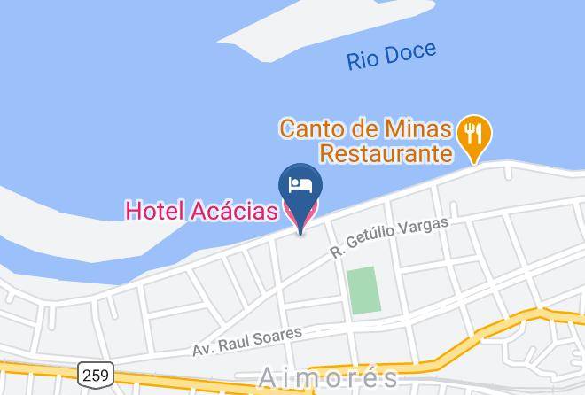 Aimores - Hotel Acacias Maps