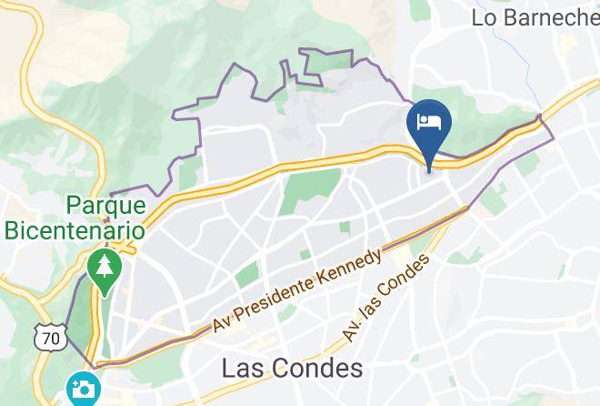 Santiago - Hotel Acacias De Vitacura Maps