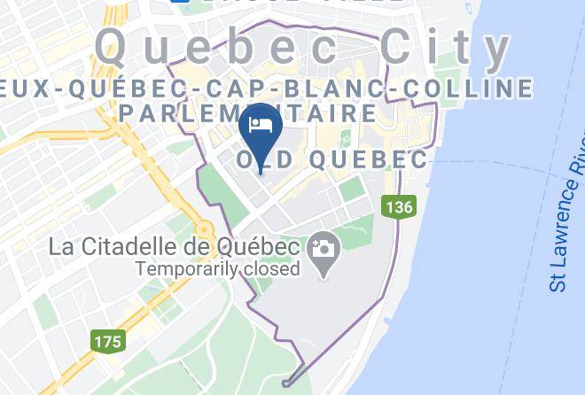 Capitale Nationale - Hotel Acadia Hotels Nouvelle France Maps