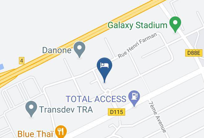 Seine St Denis - Hotel Acadie Paris Nord Villepinte Maps