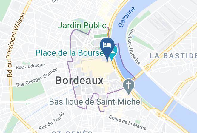 Gironde - Hotel Acanthe Bordeaux Maps
