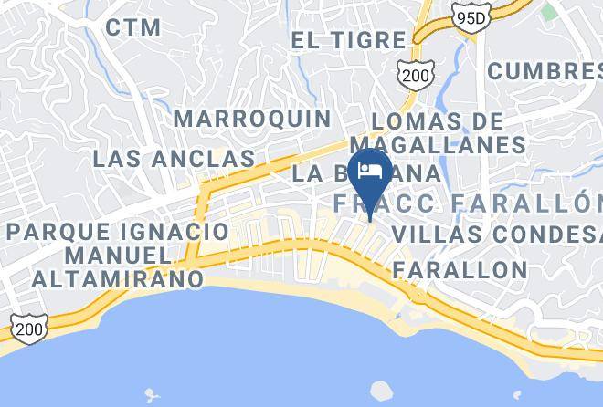 Acapulco De Juarez - Hotel Acapulco Diana Maps
