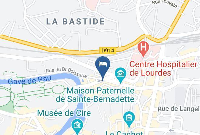 Hautes Pyrenees - Hotel Acapulco Lourdes Maps