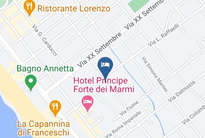 Lucca - Hotel Acapulco Maps