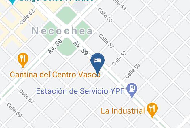 Necochea - Hotel Acapulco Maps
