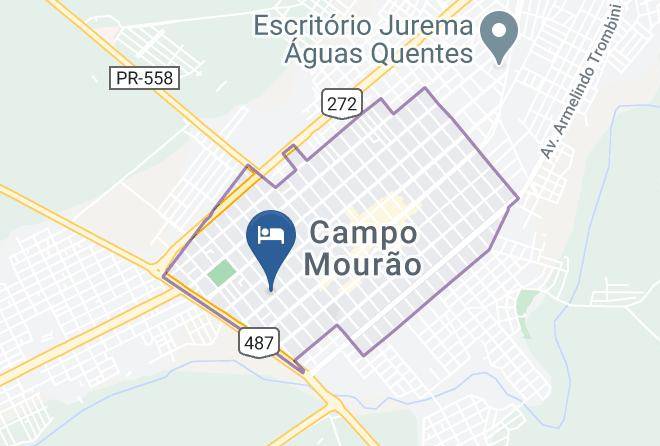 Campo Mourao - Hotel Acaua Maps