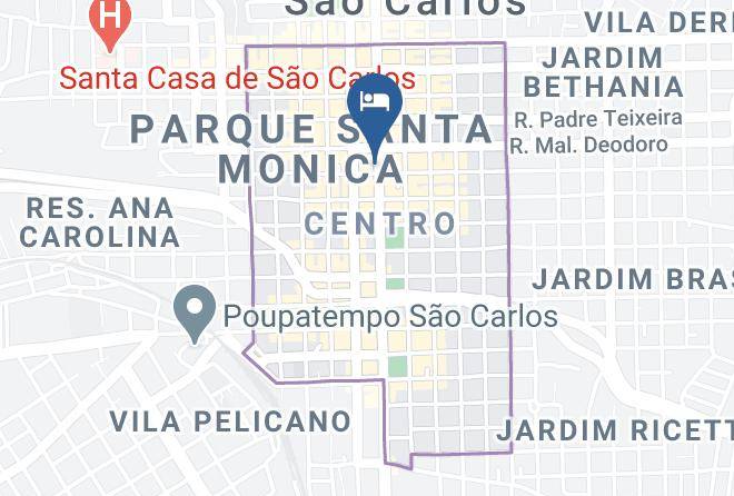 Sao Carlos - Hotel Accacio Maps