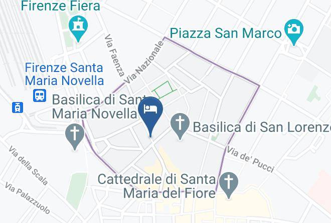 Florence - Hotel Accademia Firenze Maps