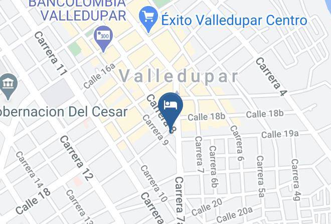 Valledupar - Hotel Acdac Maps