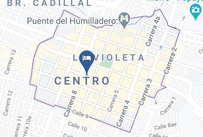 Popayan - Hotel Achalay Maps