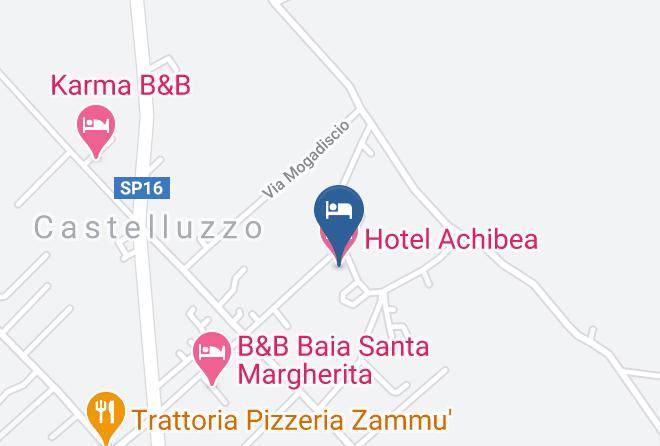 Trapani - Hotel Achibea Maps