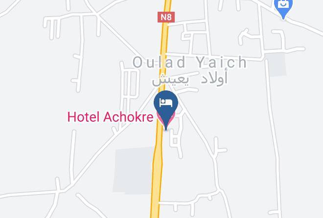 Tadla Azilal - Hotel Achokre Maps