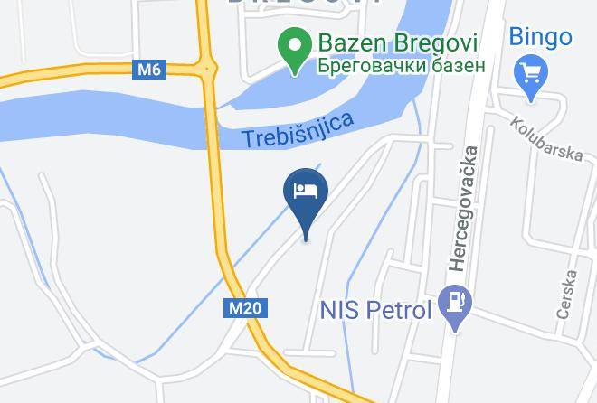 Trebinje - Hotel Acimovic Maps