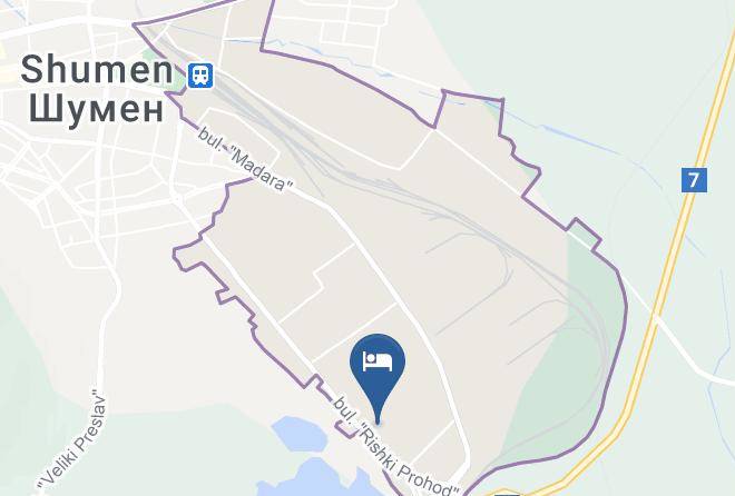 Shumen - Hotel Acktion Deluxe Maps