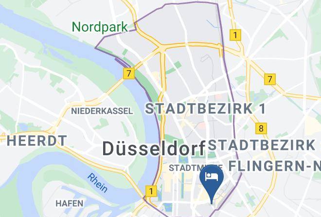 Dusseldorf - Hotel Acon Maps