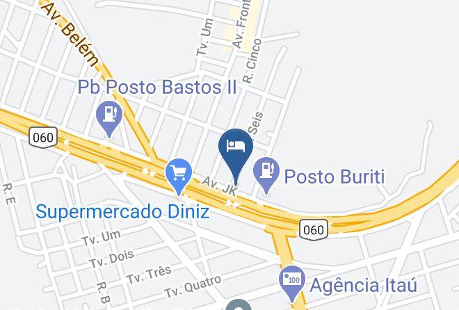Abadiania - Hotel Aconchego Maps