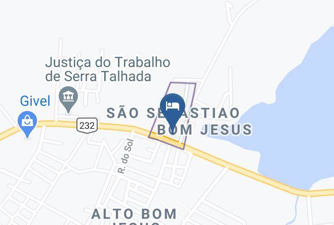 Serra Talhada - Hotel Aconchego Nordestino Maps