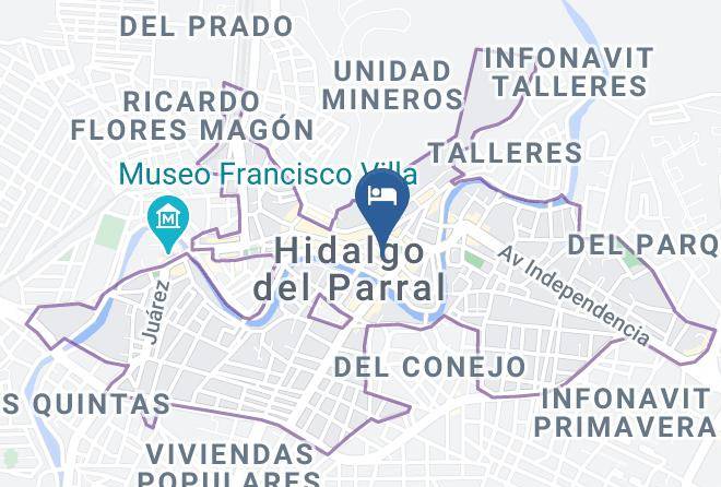 Hidalgo Del Parral - Hotel Acosta Maps