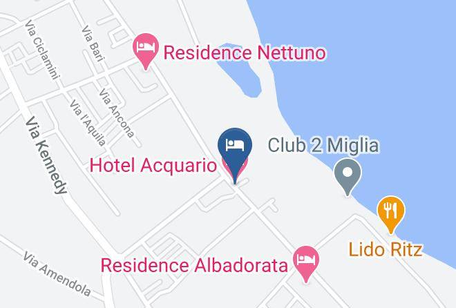 Campobasso - Hotel Acquario Maps