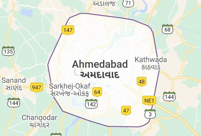 Ahmadabad - Hotel Acropole Maps