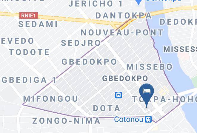 Cotonou - Hotel Acropole Maps