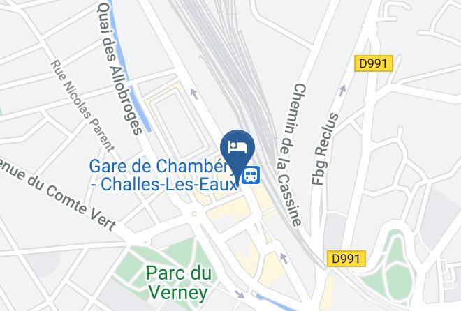 Savoie - Hotel Actuel Chambery Centre Gare Et Brasserie Pizzeria Maps