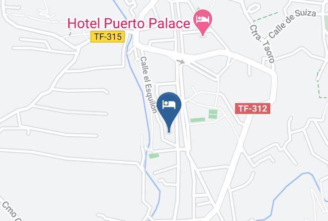 Santa Cruz De Tenerife - Hotel Acuario Maps