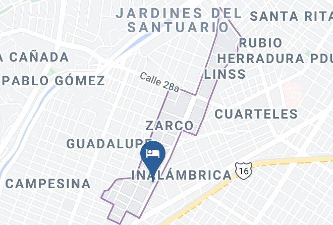 Chihuahua Zarco - Hotel Acueducto Colonial Maps