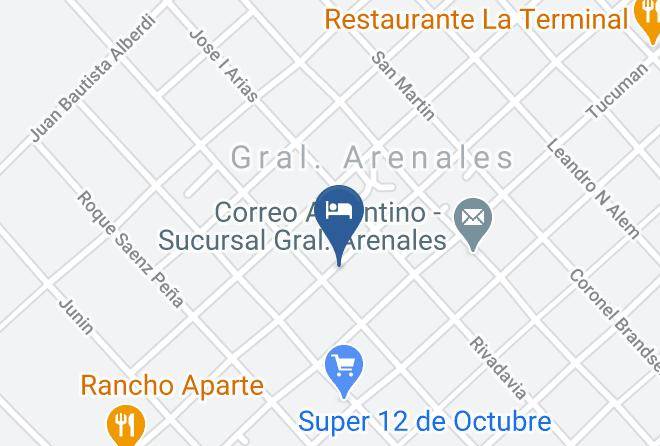 General Arenales - Hotel Acuna Maps