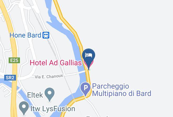 Aosta - Hotel Ad Gallias Maps