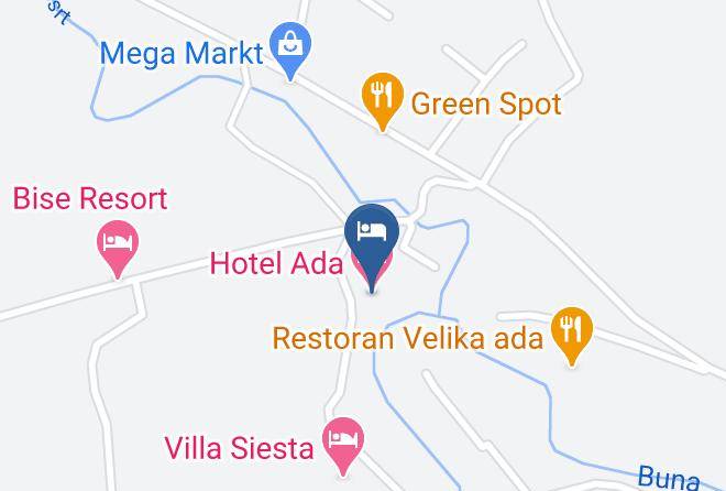 Hercegovacko Neretvanski - Hotel Ada Maps