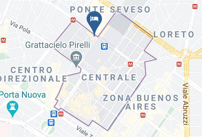 Milan - Hotel Ada Maps