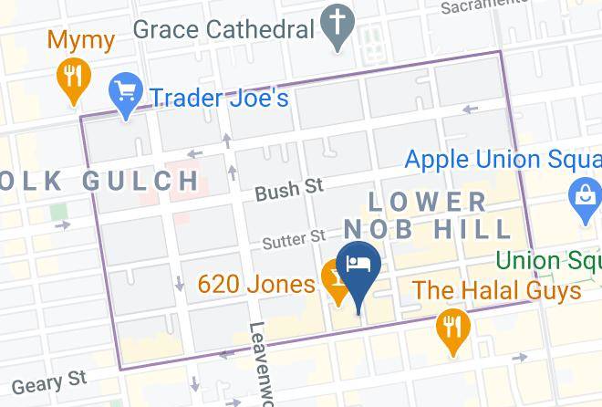 San Francisco - Hotel Adagio Autograph Collection Maps