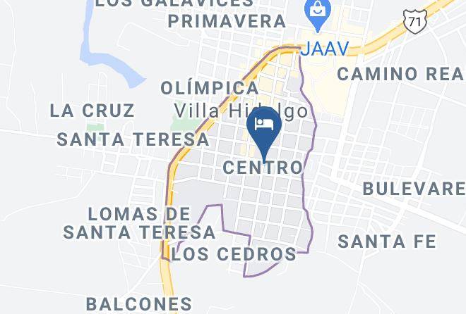 Villa Hidalgo - Hotel Adan Y Eva Maps