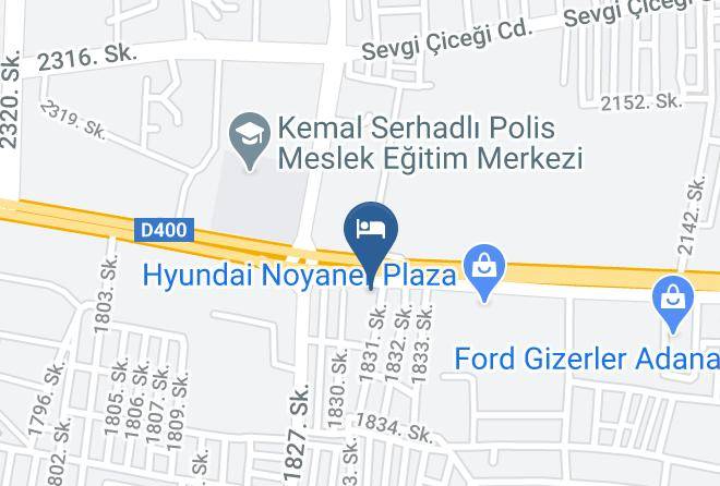 Yuregir - Hotel Adanava Maps