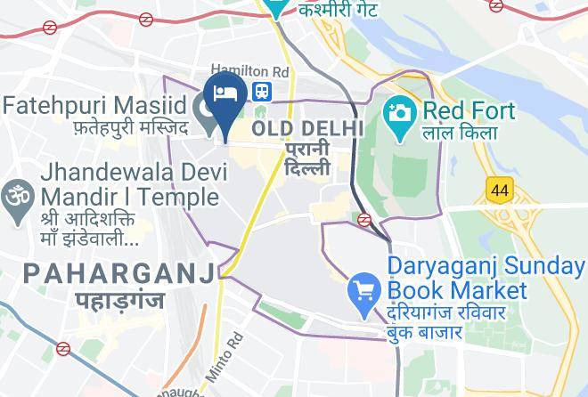 New Delhi - Hotel Adarsh Maps