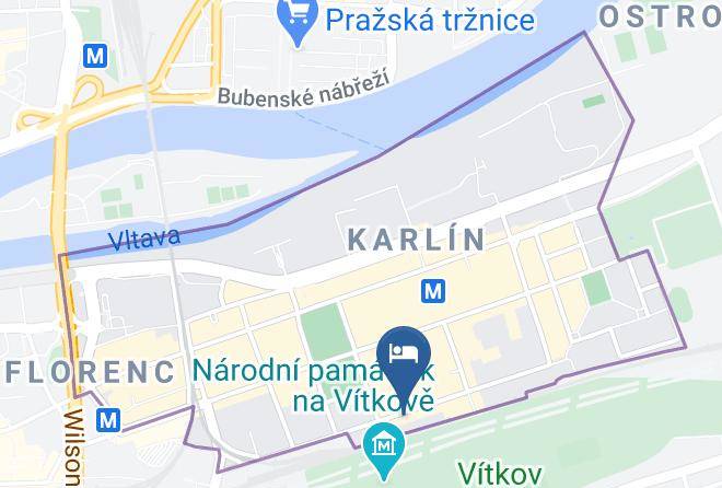 Prague - Hotel Adeba Maps
