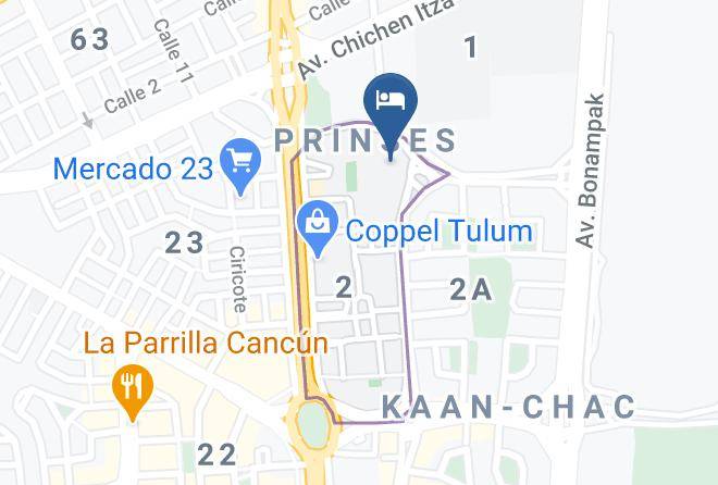 Benito Juarez - Hotel Adhara Hacienda Cancun Maps