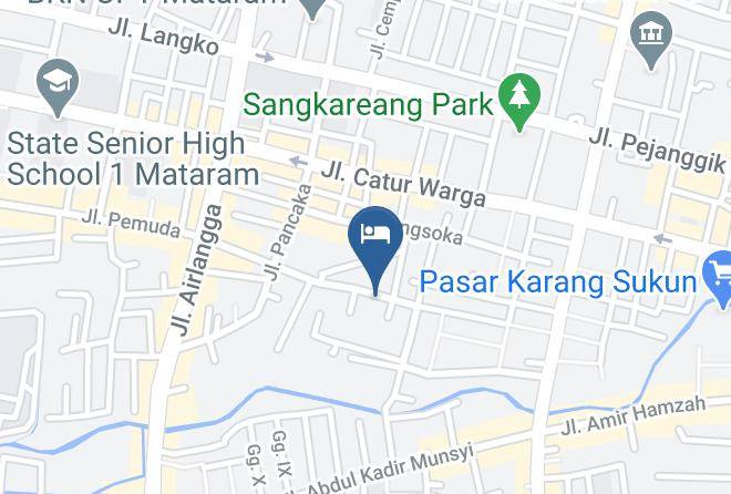 Kota Mataram - Hotel Adi Sankara Maps