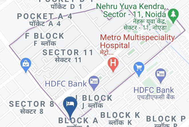 Noida - Hotel Aditya Maps
