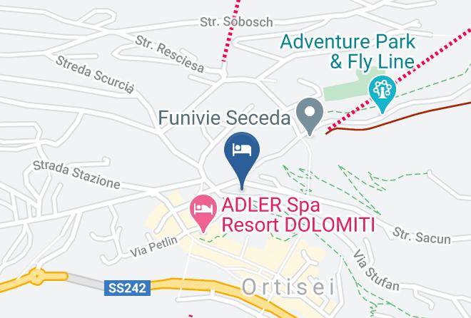 Hotel Adler Balance Spa & Health Residenz Map