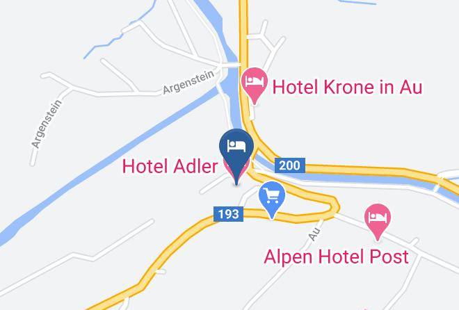 Hotel Adler Map
