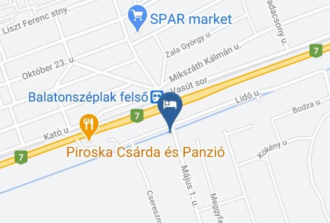 Siofok - Hotel Adler Maps