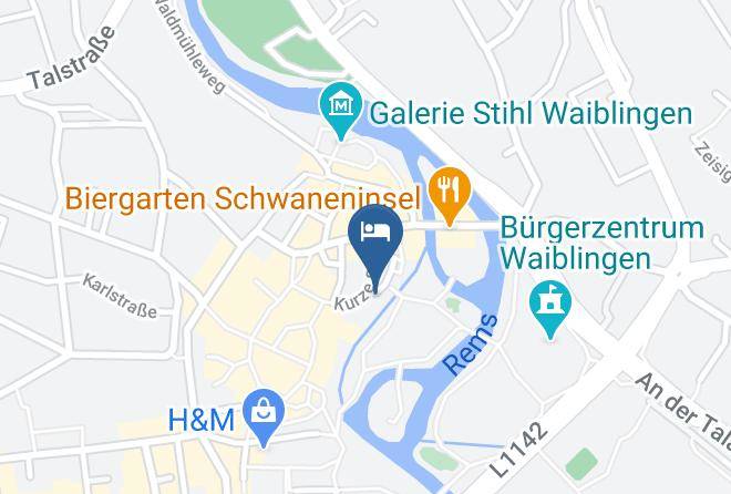 Hotel Adler Waiblingen Map