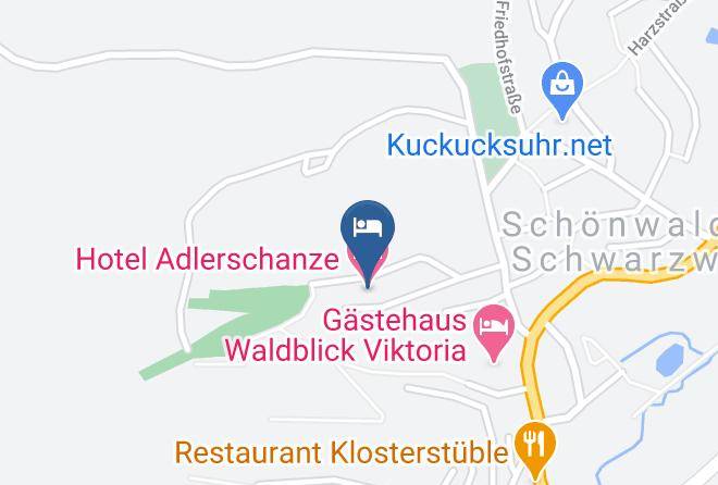 Schwarzwald Baar Kreis - Hotel Adlerschanze Maps