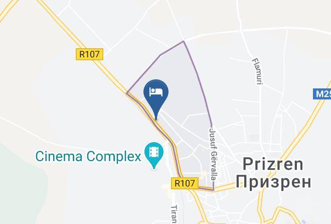 Prizren - Hotel Admiral Maps