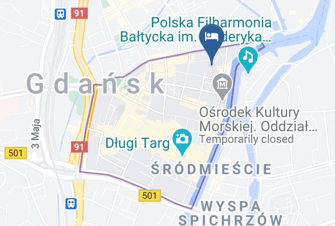 Gdansk - Hotel Admiral Sp Z Oo Maps
